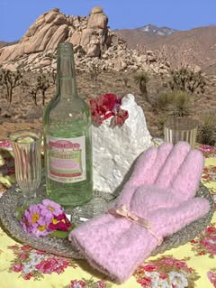 May be an image of potholder, napkin, tablecloth and text