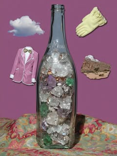 May be an image of wine bottle, bottle and text