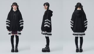 May be an image of duffle coat, cloak, cardigan, poncho, parka and text