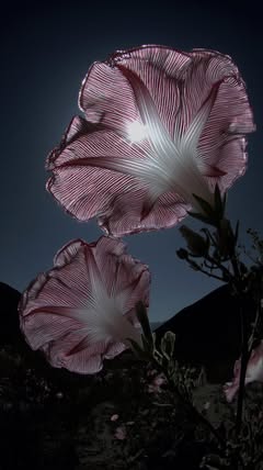 May be an image of morning glory