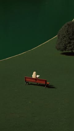 May be a cartoon of deck chair, raft and text