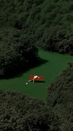 May be an image of raft and text