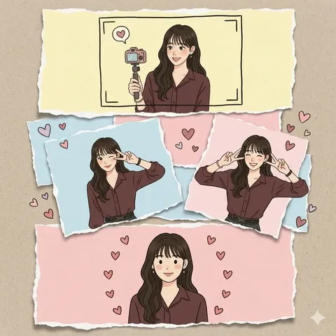 May be pop art of one or more people, bangs, heart, poster and text
