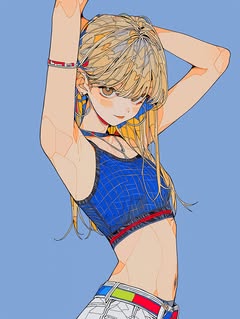 May be pop art of bra and text
