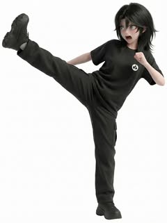 May be an image of martial arts, costume and text