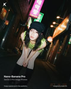 May be an image of one or more people, hair, poster, magazine and text that says '品 ដ្ き 광 9 Nano-Banana Banana Pro Gemini-3-Pro-Image-Preview Desigr experiences nexporiencesfornewaosthetics. for new DesignedbyKalsenlim by byKalsenlim im Designed'