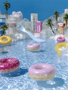 May be an image of beach ball, slide and raft