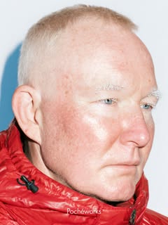 May be a closeup of one or more people, turtleneck and text