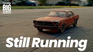 May be an image of racing vehicles, race car, sedan and text that says 'runway BIG AD CONTEST FORPRINCTSTRA PTT STU DAPA EXIST Still Running Runni'