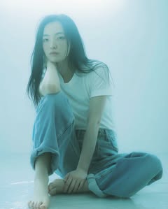May be an image of one or more people, makeup, hair and text