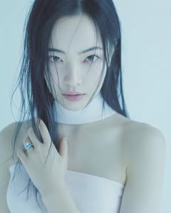 May be an image of one or more people, hair, makeup and text